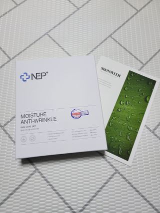 SOONWITH 순위드 NEP+ 스킨케어 3종 세트 — 4점을 준 리뷰어가 2021년 3월 올린 사용 사진
