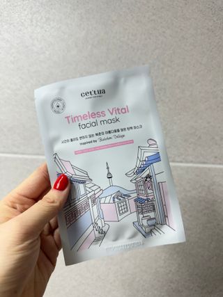 세뚜아(Cettua) 나우[세뚜아] 타임리스 바이탈 페이셜 마스크팩  Cettua Timeless  Vital Mask 4매 — 5점을 준 리뷰어가 2024년 2월 올린 사용 사진