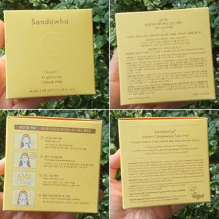 산다화 비타민씨 화이트닝 토너 패드 — 4점을 준 리뷰어가 2023년 9월 올린 사용 사진