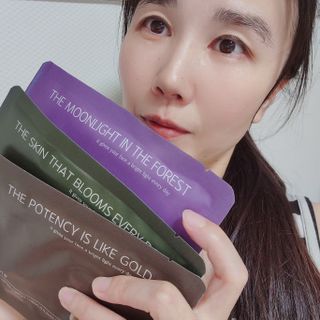 뉴클리드 마스크팩 3종 — 5점을 준 리뷰어가 2023년 7월 올린 사용 사진