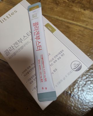 더리틀스 콜라겐부스터 — 5점을 준 리뷰어가 2022년 12월 올린 사용 사진