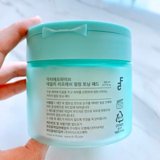 닥터에프파이브 데일리 리프레쉬 필링 토닝 패드 60매 — 5점을 준 리뷰어가 2022년 5월 올린 사용 사진