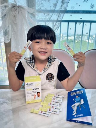 연세생활건강 키즈텐 멀티비타민 1BOX (30포) — 5점을 준 리뷰어가 2022년 5월 올린 사용 사진