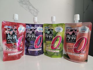 ORIHIRO 오리히로 곤약젤리 제로칼로리 130g 4종 4팩(맛별로 1팩씩) — 5점을 준 리뷰어가 2023년 4월 올린 사용 사진