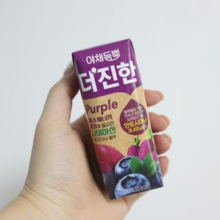 [롯데칠성] 야채듬뿍 더'진한 [롯데칠성] 야채는 이제 COLORFULL! 야채듬뿍  더 진한 레드 4개 +퍼플 4개 (총 8개) — 5점을 준 리뷰어가 2023년 6월 올린 사용 사진