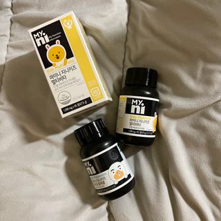 일동제약 마이니 마이니 지니키즈 유산균 츄어블, 멀티비타 set — 5점을 준 리뷰어가 2021년 3월 올린 사용 사진