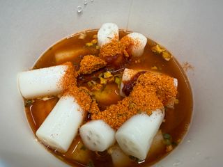 프리 [요리궁리] 타입 B (매콤,치즈,매콤까르보) 꽃떡볶이 6개입 세트 — 4점을 준 리뷰어가 2025년 2월 올린 사용 사진