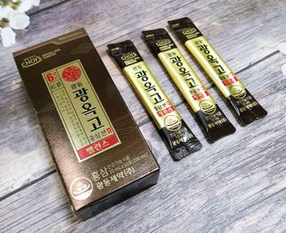[광동제약] 광옥고 홍삼 본 밸런스 1박스 30포 — 5점을 준 리뷰어가 2021년 9월 올린 사용 사진