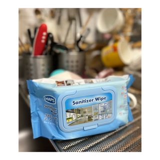 햅스 세균없는 주방 대형 2팩, HAPS sanitizer wipe — 5점을 준 리뷰어가 2022년 2월 올린 사용 사진