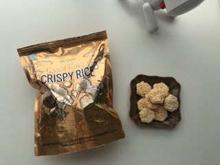 미즈꼬레아 치즈맛 누룽지크리스피 — 5점을 준 리뷰어가 2022년 3월 올린 사용 사진