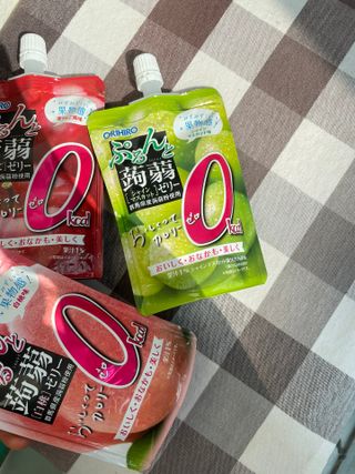 ORIHIRO 오리히로 곤약젤리 제로칼로리 130g 4종 4팩(맛별로 1팩씩) — 5점을 준 리뷰어가 2023년 3월 올린 사용 사진