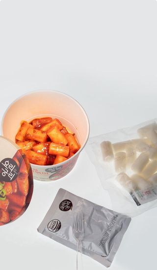 나우  [요리궁리] B타입 ( 매콤, 치즈, 매콤까르보 ) 꽃떡볶이 6개입 세트 — 5점을 준 리뷰어가 2025년 3월 올린 사용 사진