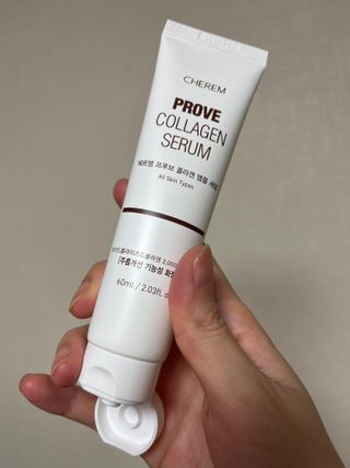 체르엠  프루브 콜라겐 앰플세럼 60ml 1병 — 4점을 준 리뷰어가 2022년 2월 올린 사용 사진