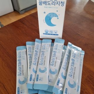 [이뮤니티플러스]우리아이 면역오키, 건강오키 _ 키즈오키 더진한꿀배도라지청 10포 1box — 5점을 준 리뷰어가 2022년 1월 올린 사용 사진