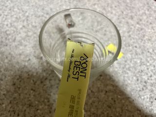 몽베스트 위드더 블랜딩 하우스 _레몬 블랙티 — 1점을 준 리뷰어가 2023년 1월 올린 사용 사진