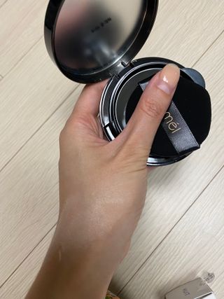 하멜 비건 아쿠아 글로우 제로핏 쿠션 — 5점을 준 리뷰어가 2022년 8월 올린 사용 사진