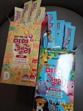 다나음 셀렌에 빠진 아연면역젤리 열대과일맛+사과맛 — 5점을 준 리뷰어가 2023년 6월 올린 사용 사진