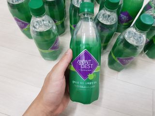몽베스트 Montbest with Sparkling water Lime20병 — 4점을 준 리뷰어가 2021년 10월 올린 사용 사진