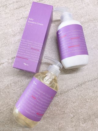 빅그린 베이비라인 3종세트 - 샴푸앤바디워시500ml,올인원로션500ml,바디크림170ml — 5점을 준 리뷰어가 2022년 11월 올린 사용 사진