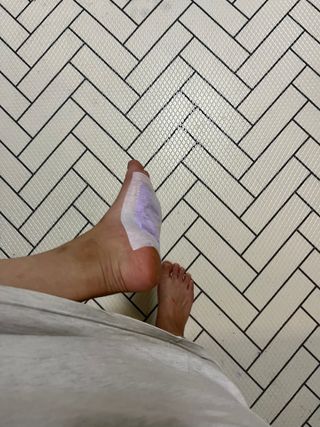 [레제르] 아로마 수액패치 발패치 30매입 -라벤더향/유칼립투스향/대나무향 — 5점을 준 리뷰어가 2022년 11월 올린 사용 사진