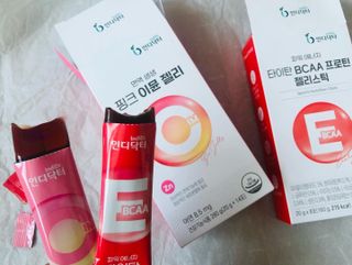 인디닥터 면역 생생 핑크 이뮨 젤리 + 타이탄 BCAA 프로틴 젤리스틱 — 5점을 준 리뷰어가 2022년 5월 올린 사용 사진