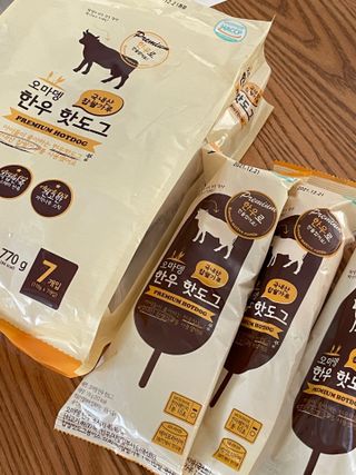 오마뎅 한우핫도그 — 5점을 준 리뷰어가 2021년 5월 올린 사용 사진