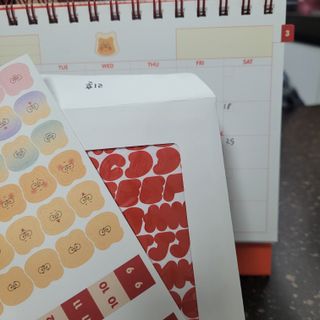 리훈 곰부 세우는 체크리스트 위클리 탁상 플래너 주간 일주일 계획표 — 5점을 준 리뷰어가 2023년 3월 올린 사용 사진