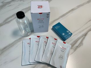 클린24시간 1BOX(5포) + 전용보틀(500ml) — 5점을 준 리뷰어가 2023년 6월 올린 사용 사진