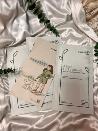 태그스킨 4스텝 주름개선 피부미백 영양 마스크팩 3개 세트(최신버전) — 5점을 준 리뷰어가 2022년 5월 올린 사용 사진