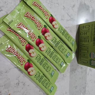 올바이오 [쿠팡 구매] 유기농 애플사이다비니거 애사비 스틱 15p, 300g, 1개 — 5점을 준 리뷰어가 2025년 1월 올린 사용 사진
