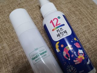 셀바이져 항균 스프레이 핸드워시 + 키즈세정제 SET — 5점을 준 리뷰어가 2021년 3월 올린 사용 사진