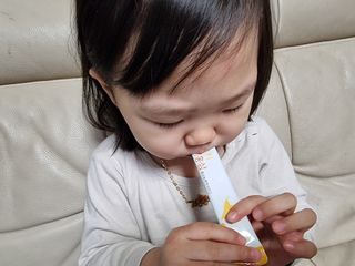 [이뮤니티플러스]우리아이 면역오키, 건강오키 _ 키즈오키 어린이홍삼 10포 1box — 4점을 준 리뷰어가 2022년 2월 올린 사용 사진