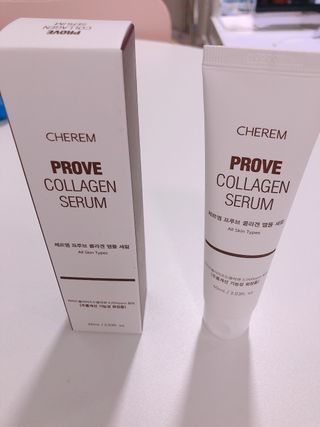 체르엠  프루브 콜라겐 앰플세럼 60ml 1병 — 5점을 준 리뷰어가 2022년 1월 올린 사용 사진