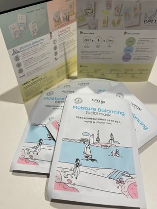 세뚜아(Cettua) [세뚜아] 모이스처 밸런싱 페이셜 마스크 Cettua Moisture Balancing Facial Mask 5매 — 5점을 준 리뷰어가 2024년 3월 올린 사용 사진