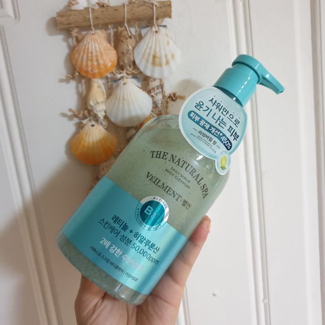 벨먼 내추럴스파 수분광채 스크럽 바디워시 600ml 5종 리뷰 사진