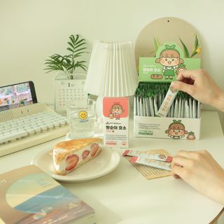 아이비웰니스 빵순이 식탁 위의 필수템! 빵순이 효소 키위맛 100포 + 석류맛 14포 (총 114포) — 5점을 준 리뷰어가 2023년 1월 올린 사용 사진