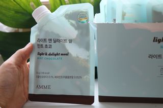 아므_이너뷰티 라이트 앤 딜라이트 밀 민트 초코 — 5점을 준 리뷰어가 2021년 7월 올린 사용 사진