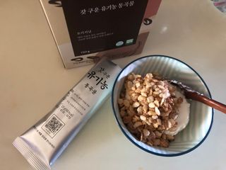 씨알푸드 유기농 쌀 시리얼 390g + 갓 구운 유기농 발아통곡물 150g — 4점을 준 리뷰어가 2021년 12월 올린 사용 사진