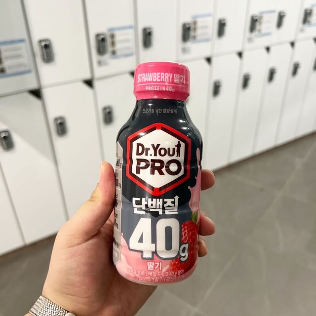 닥터유 프로 단백질드링크 40g 딸기 리뷰 사진