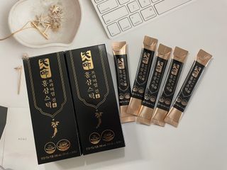 헬스업_천명진프리미엄홍삼스틱_10ml x 30포 — 4.5점을 준 리뷰어가 2021년 3월 올린 사용 사진