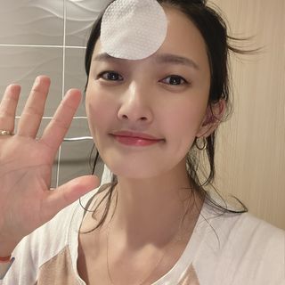 스킨큐어 산다화 유기농 레몬썬크림 — 5점을 준 리뷰어가 2022년 5월 올린 사용 사진