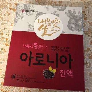 서울약사신협_내몸애생발란스아로니아_70ml x 30포 — 5점을 준 리뷰어가 2021년 7월 올린 사용 사진