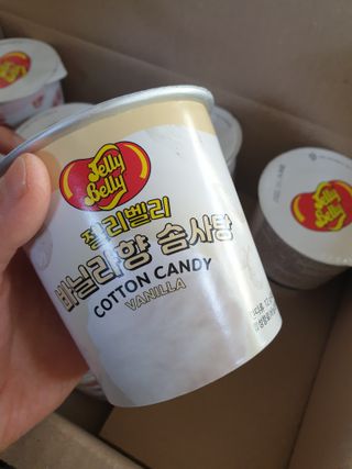 젤리벨리 솜사탕 2종-딸기치즈케이크, 바닐라 — 5점을 준 리뷰어가 2021년 11월 올린 사용 사진