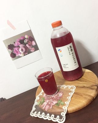 트롯전통식혜 트롯레드비트식혜 1리터 +500리터 — 5점을 준 리뷰어가 2021년 5월 올린 사용 사진