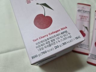 이롬 erom 타트체리 콜라겐 — 3점을 준 리뷰어가 2021년 4월 올린 사용 사진