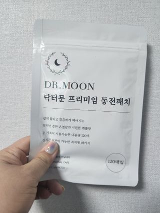 [닥터문] 프리미엄 동전패치 멘톨향 120매 — 5점을 준 리뷰어가 2022년 7월 올린 사용 사진