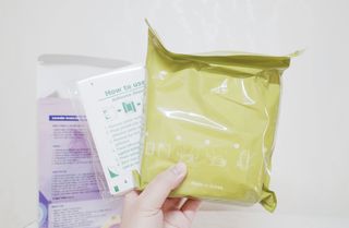 [레제르] 아로마 수액패치 발패치 30매입 -라벤더향/유칼립투스향/대나무향 — 4점을 준 리뷰어가 2022년 4월 올린 사용 사진