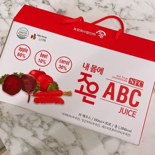 농업회사법인조은 내 몸에 조은 ABC 주스 — 5점을 준 리뷰어가 2021년 10월 올린 사용 사진