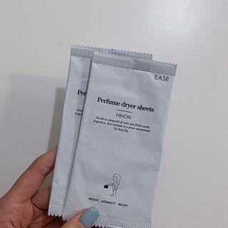 [이즈라이프코스메틱] 퍼퓸 드라이어 시트 히노끼향  or 블랑향 2중 택1 30매 — 5점을 준 리뷰어가 2021년 4월 올린 사용 사진