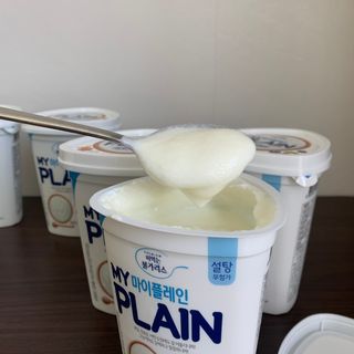 떠먹는불가리스 마이플레인 요거트 435g 6개입 — 4.5점을 준 리뷰어가 2021년 3월 올린 사용 사진